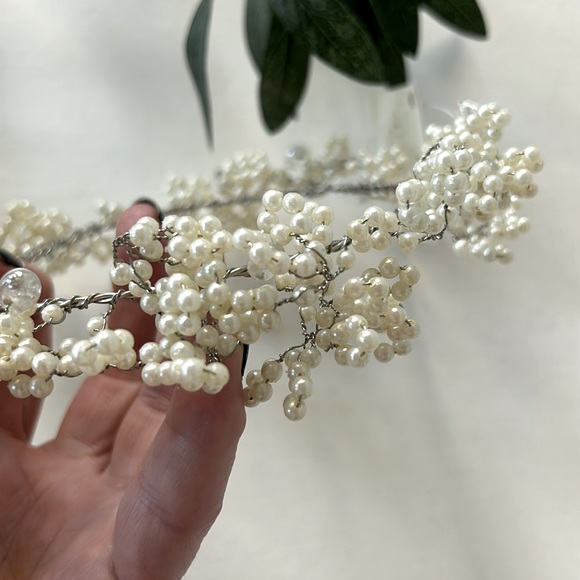 Pottery Barn Set of 3 Pearl Candle Rings - Picture 3 of 4